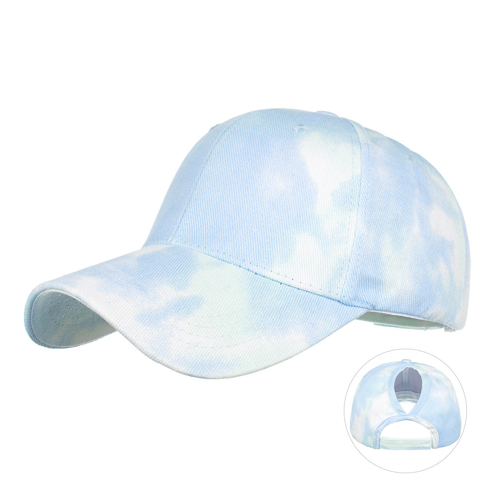 Wholesale Tie-Dye Ponytail Baseball Cap